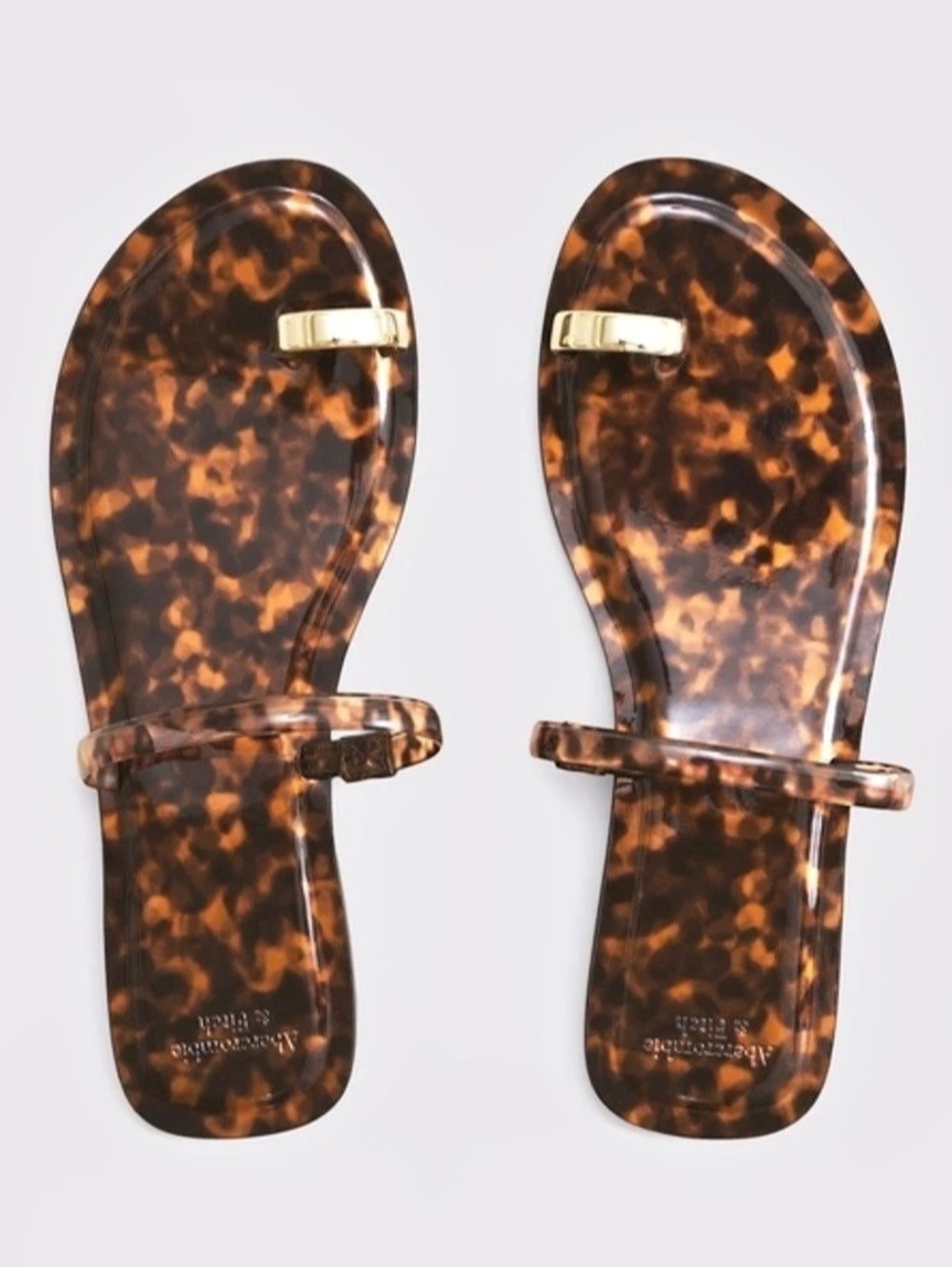 Abercrombie & Fitch Toe Loop Hardware Sandal - Tortoise